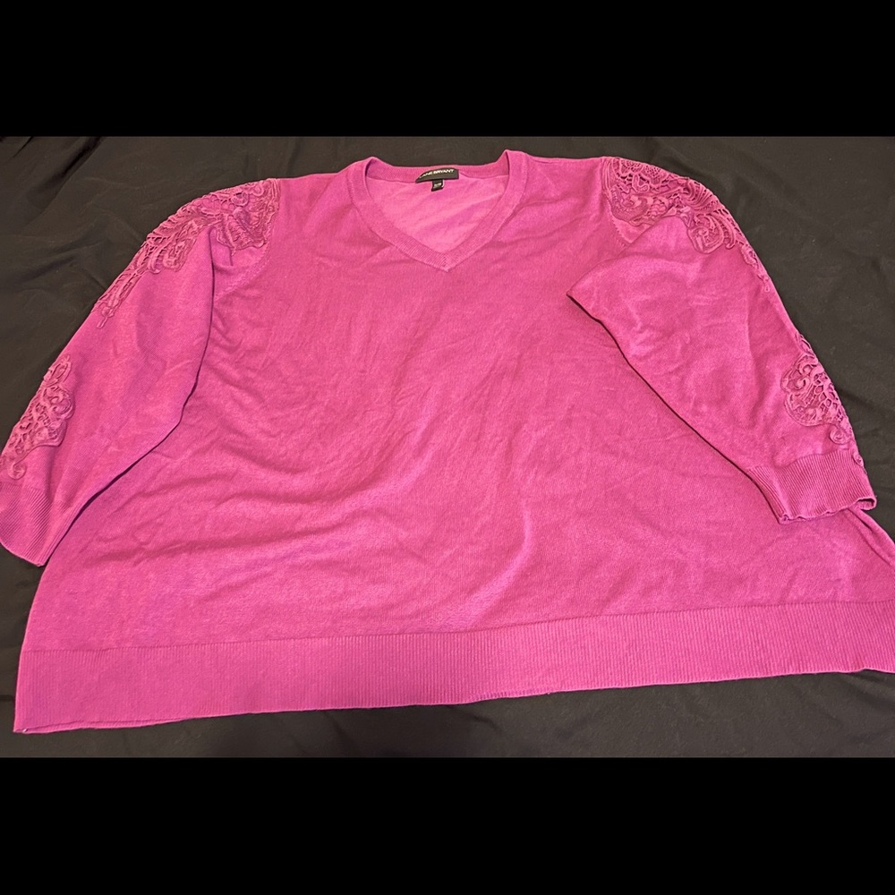 LANE BRYANT Fancy v-neck sweater - NEVER WORN